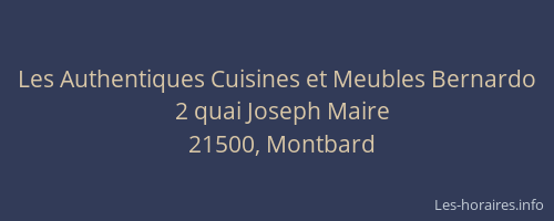 Les Authentiques Cuisines et Meubles Bernardo