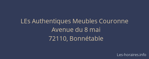 LEs Authentiques Meubles Couronne