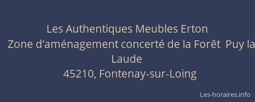 Les Authentiques Meubles Erton