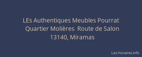 LEs Authentiques Meubles Pourrat