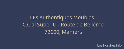 LEs Authentiques Meubles