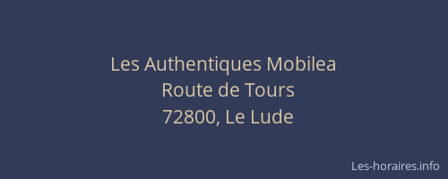Les Authentiques Mobilea