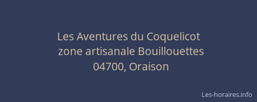 Les Aventures du Coquelicot