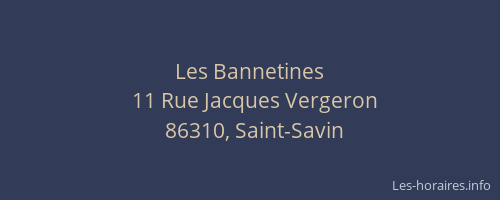 Les Bannetines