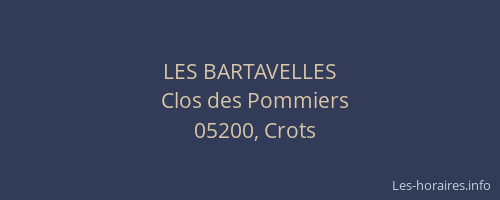 LES BARTAVELLES