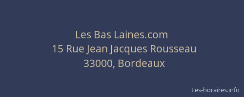 Les Bas Laines.com