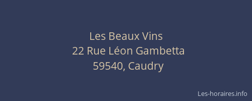 Les Beaux Vins