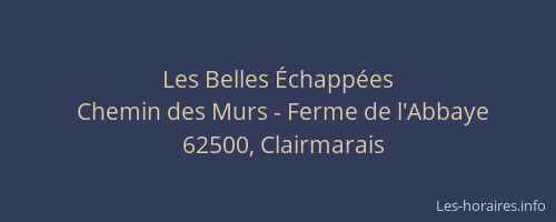 Les Belles &Eacute;chapp&eacute;es