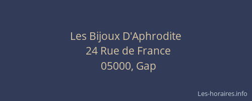 Les Bijoux D'Aphrodite