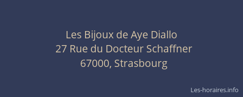 Les Bijoux de Aye Diallo