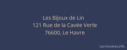 Les Bijoux de Lin