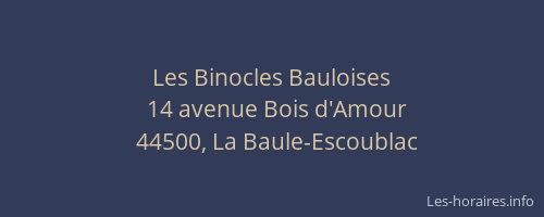 Les Binocles Bauloises