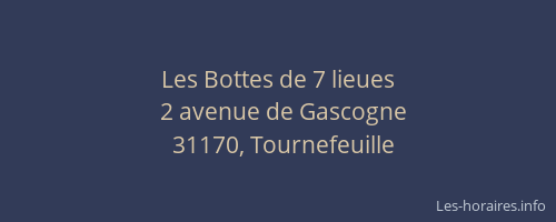 Les Bottes de 7 lieues