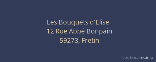 Les Bouquets d'Elise