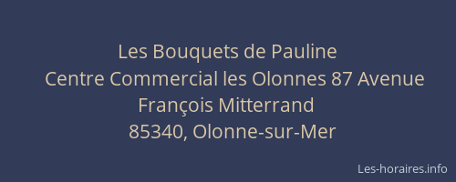 Les Bouquets de Pauline