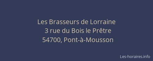 Les Brasseurs de Lorraine