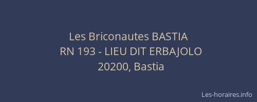 Les Briconautes BASTIA