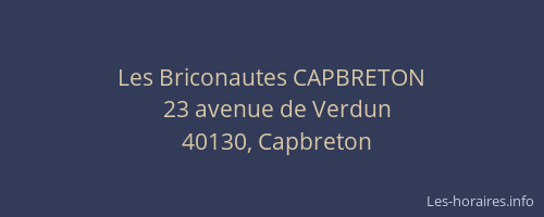 Les Briconautes CAPBRETON