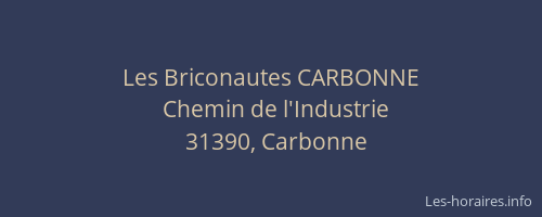 Les Briconautes CARBONNE