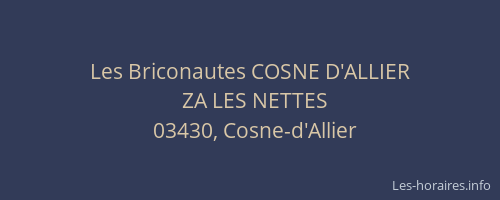 Les Briconautes COSNE D'ALLIER