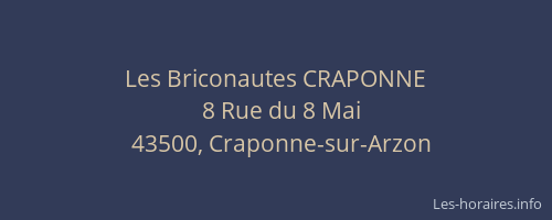 Les Briconautes CRAPONNE