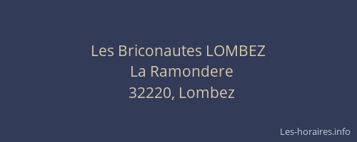 Les Briconautes LOMBEZ