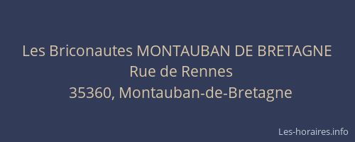 Les Briconautes MONTAUBAN DE BRETAGNE