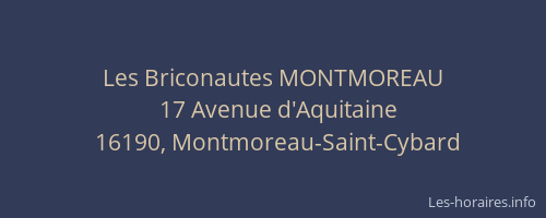 Les Briconautes MONTMOREAU