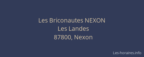 Les Briconautes NEXON
