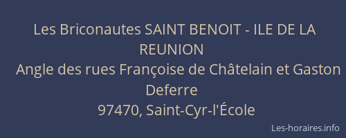Les Briconautes SAINT BENOIT - ILE DE LA REUNION