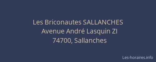 Les Briconautes SALLANCHES