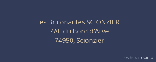 Les Briconautes SCIONZIER