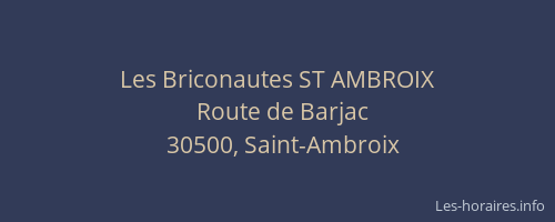 Les Briconautes ST AMBROIX