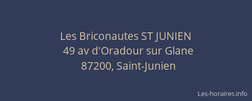 Les Briconautes ST JUNIEN