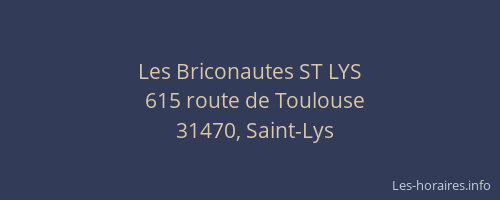 Les Briconautes ST LYS