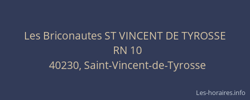 Les Briconautes ST VINCENT DE TYROSSE