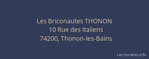 Les Briconautes THONON