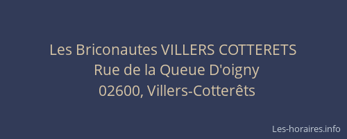 Les Briconautes VILLERS COTTERETS