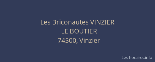 Les Briconautes VINZIER