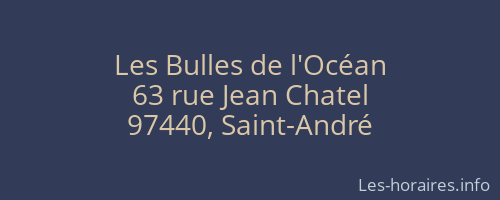 Les Bulles de l'Océan