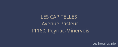LES CAPITELLES