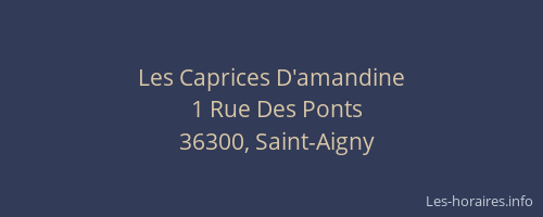 Les Caprices D'amandine