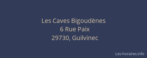 Les Caves Bigoudènes