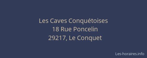 Les Caves Conqu&eacute;toises
