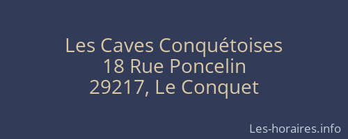 Les Caves Conquétoises