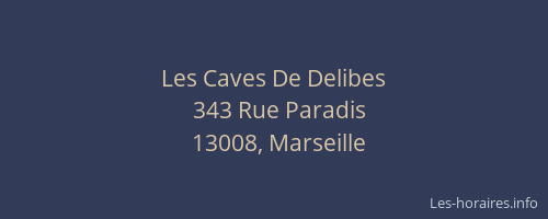 Les Caves De Delibes