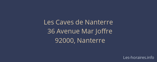 Les Caves de Nanterre