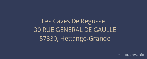 Les Caves De R&eacute;gusse
