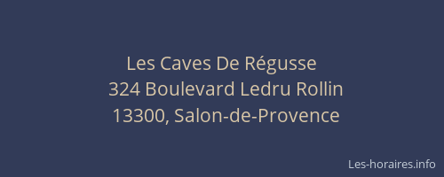 Les Caves De Régusse