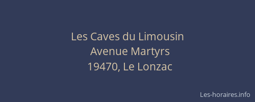 Les Caves du Limousin